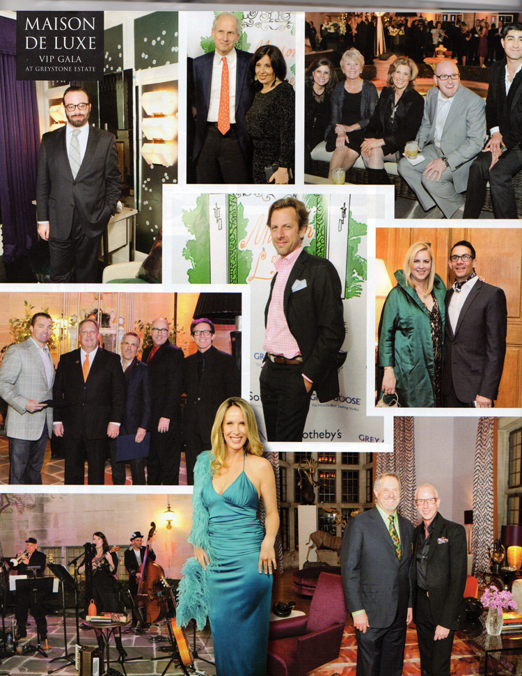 Luxe Magazine, Greystone Estate at Maison de Luxe Showcase, March 2012, Celebrity Interior Designer Lori Dennis